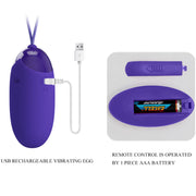 Berger Youth Remote Control Vibrating Egg Purple