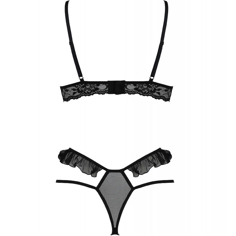 PASSION - DOLLY TWO-PIECE BLACK SET L/XL