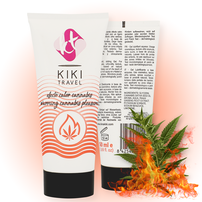KIKÍ TRAVEL - CANNABIS LUBRICANT WARMING EFFECT 50 ML
