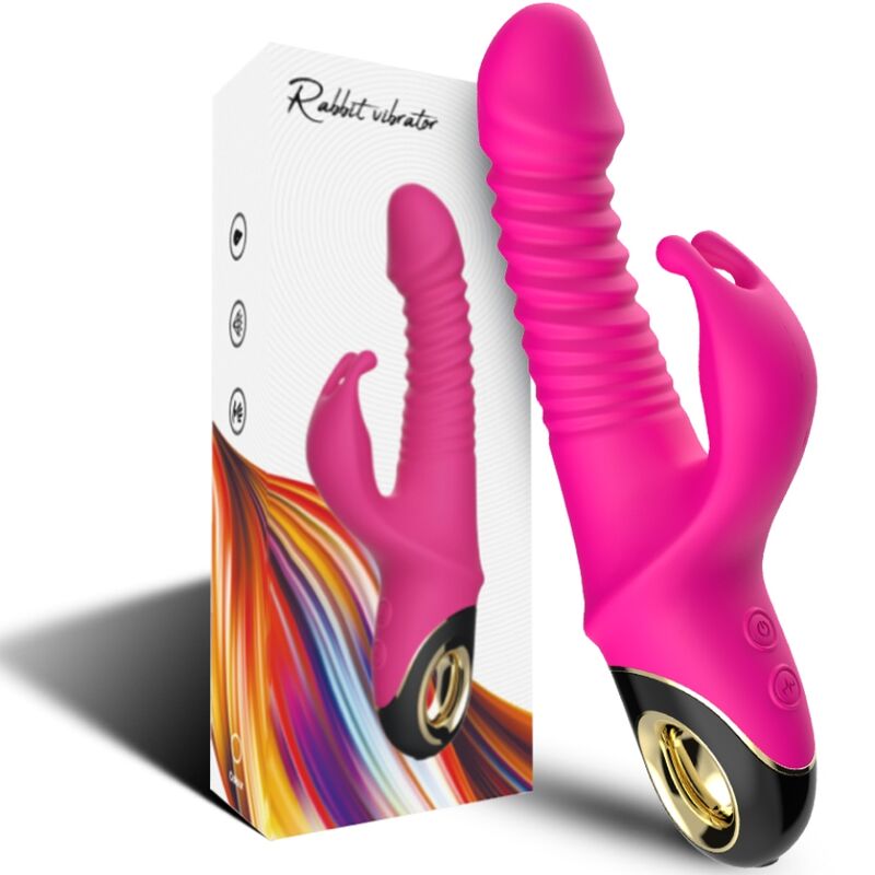 Zing dildo vibrator rabbit fuchsia