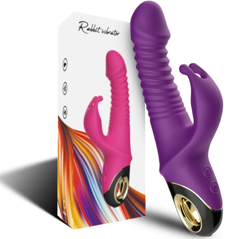 ARMONY - ZING VIBRATOR DILDO PURPLE RABBIT