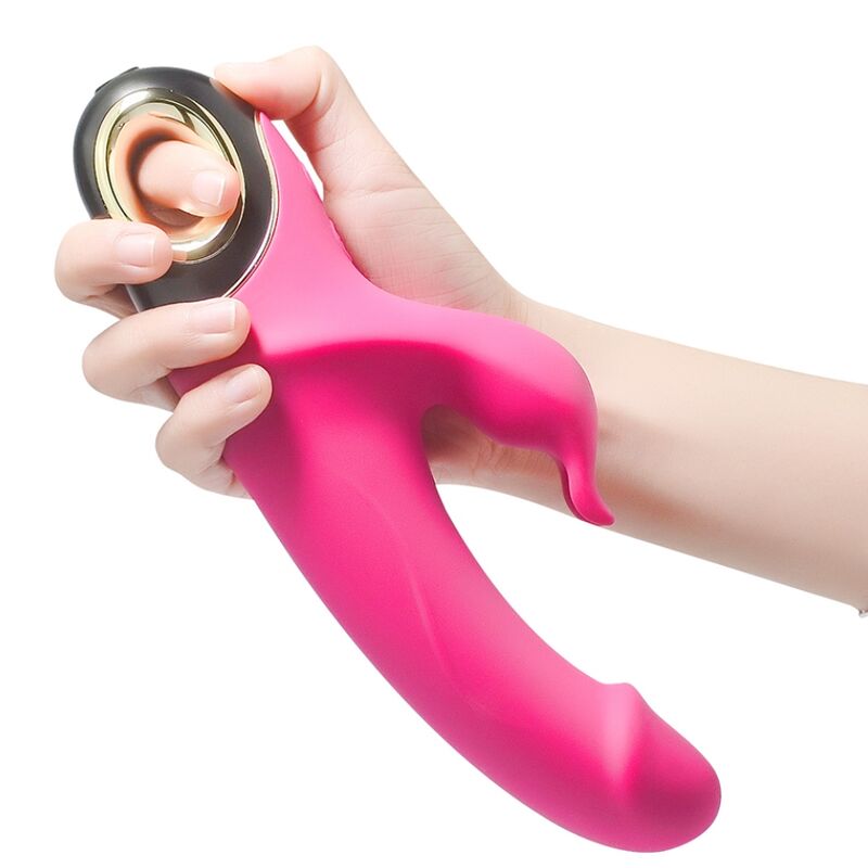 ARMONY - METEROR DILDO RABBIT VIBRATOR ROTATOR FUCHSIA