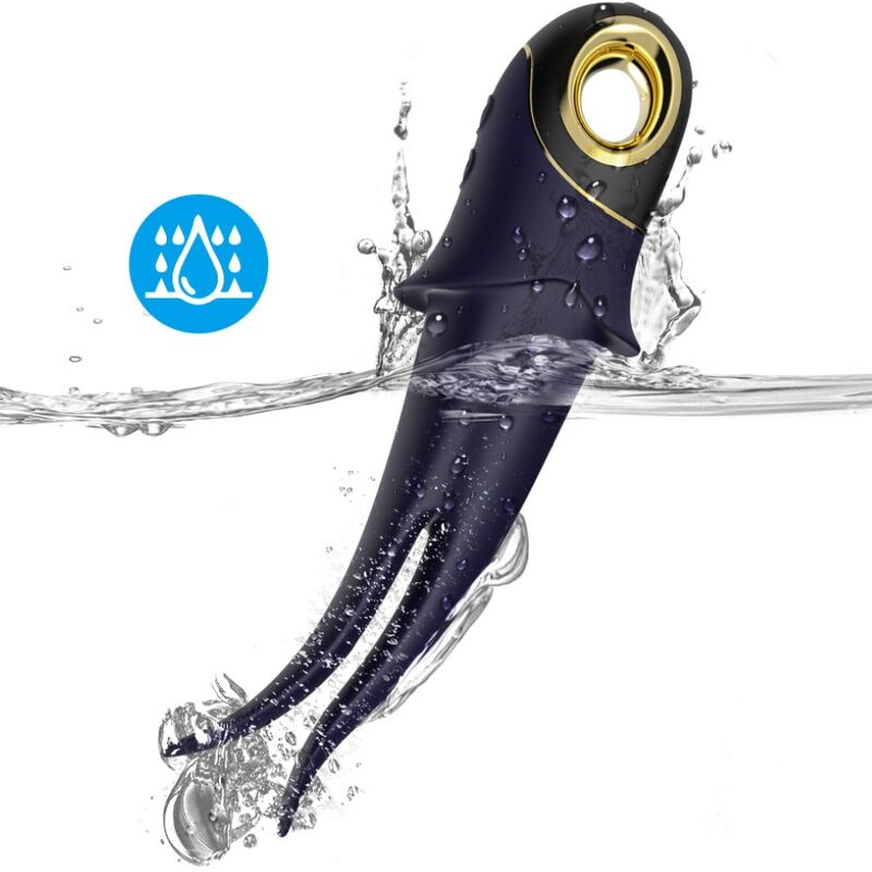 ARMONY - SHADOW DOUBLE-HEADED VIBRATOR TEASING BLUE