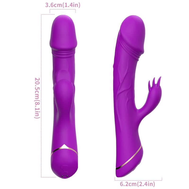 ARMONY - PURPLE SILICONE RABBIT VIBRATOR