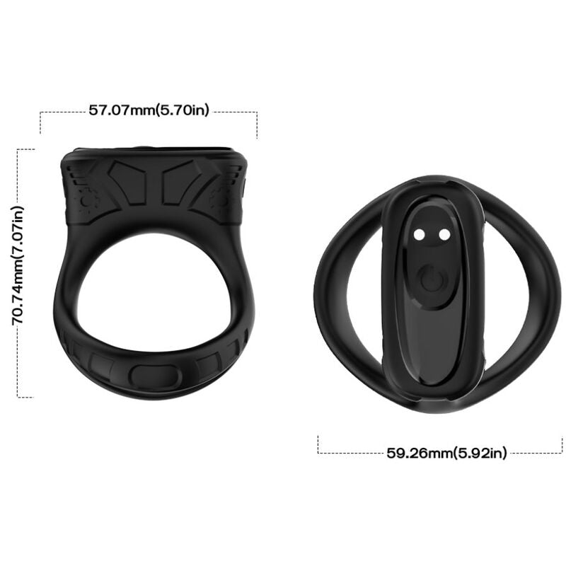 ARMONY - VIBRATING &amp; MULTI-POSITION RING BLACK