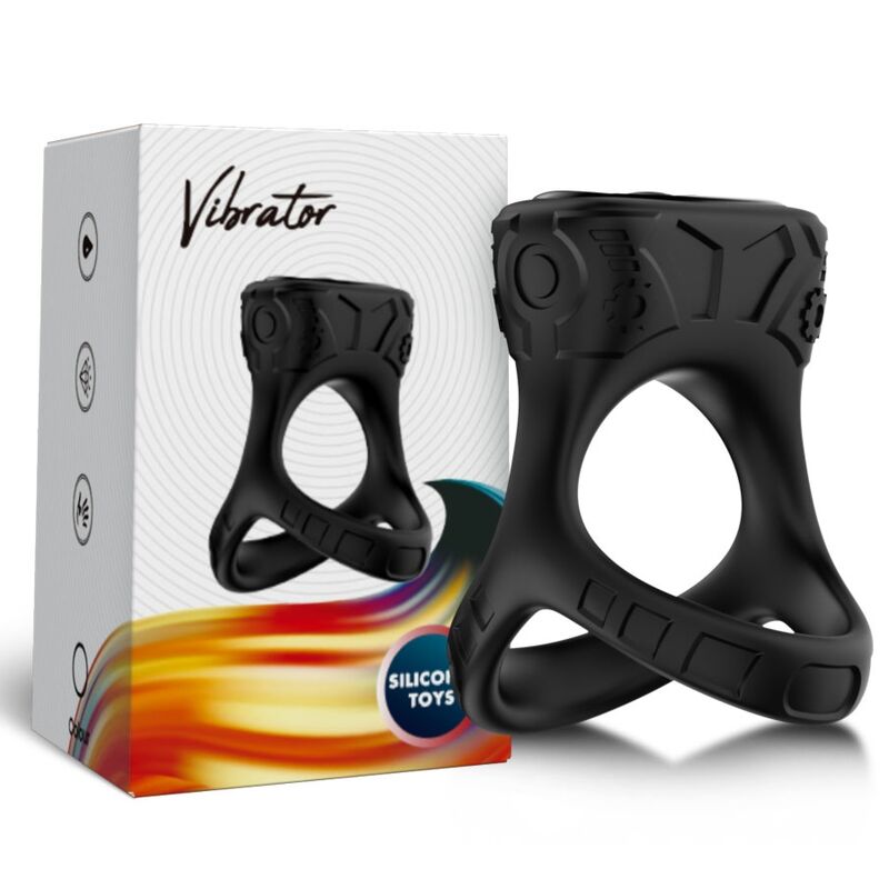 ARMONY - VIBRATING &amp; MULTI-POSITION RING BLACK