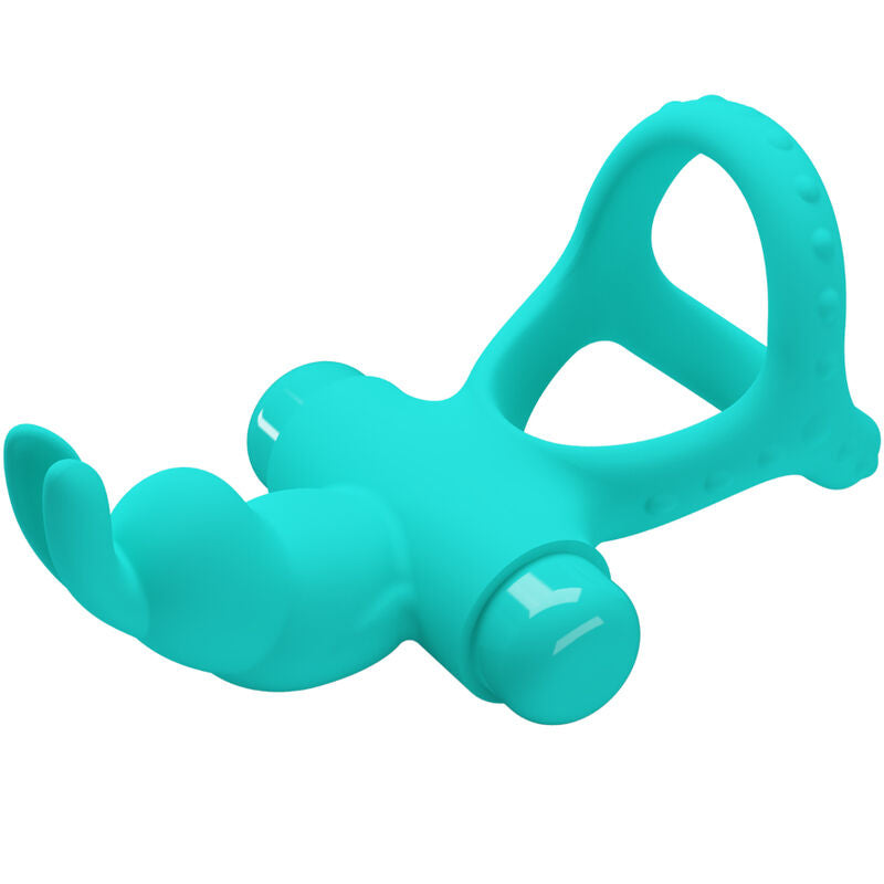Figgy Green Rabbit Vibrating Ring