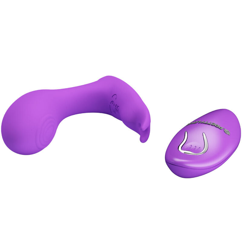 Idabelle purple vibration and pulsation remote control