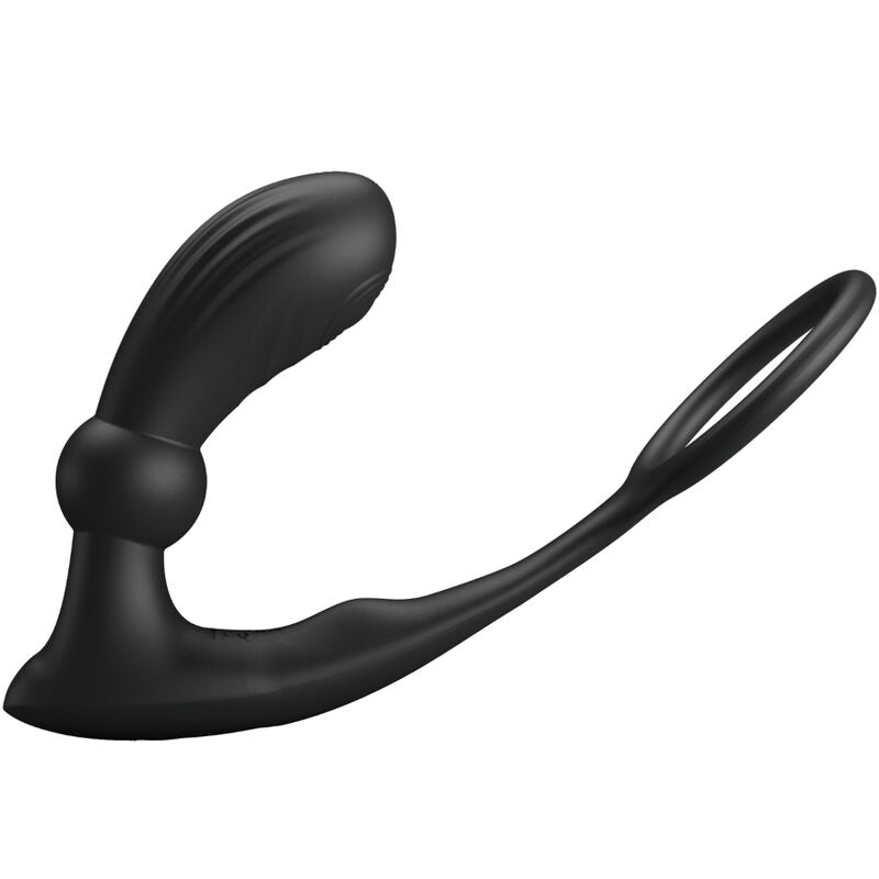 Warren Black Anal Ring and Vibrator