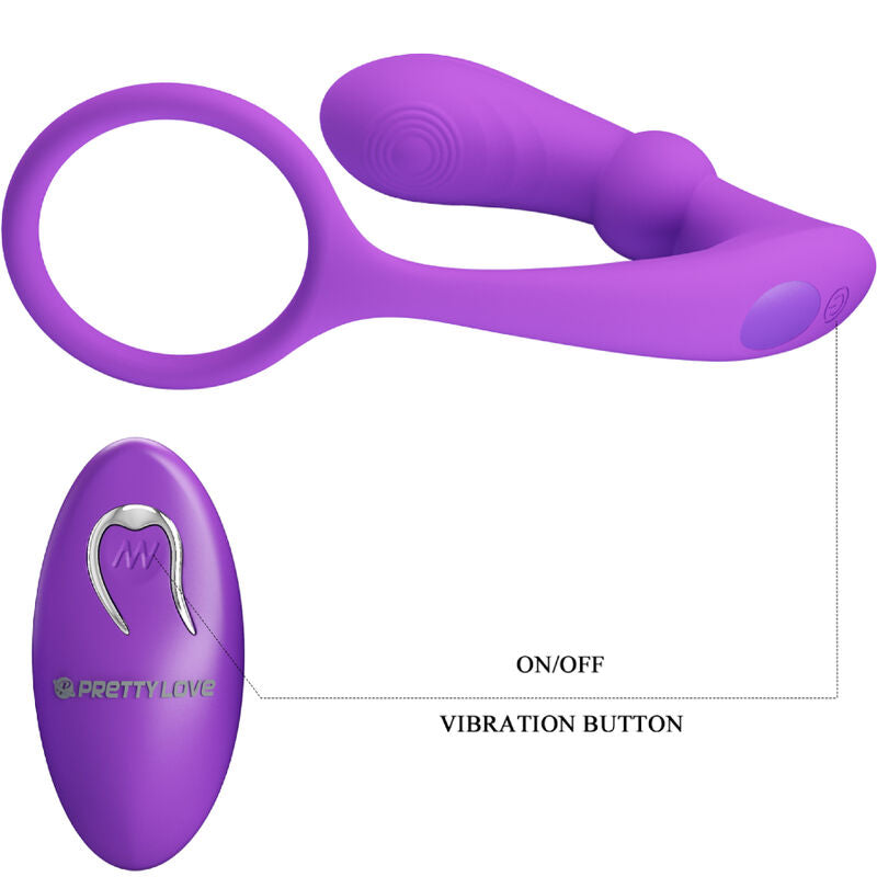 Warren Ring and Purple Anal Vibrator