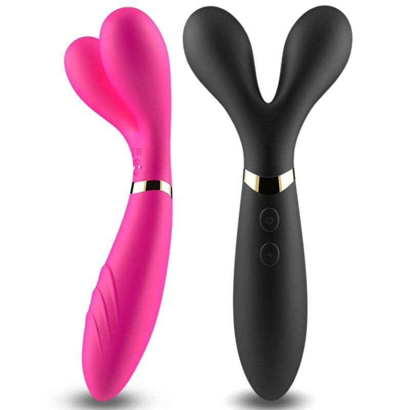 ARMONY - Y-WAND MASSAGE &amp; DOUBLE-HEADED VIBRATOR FUCHSIA