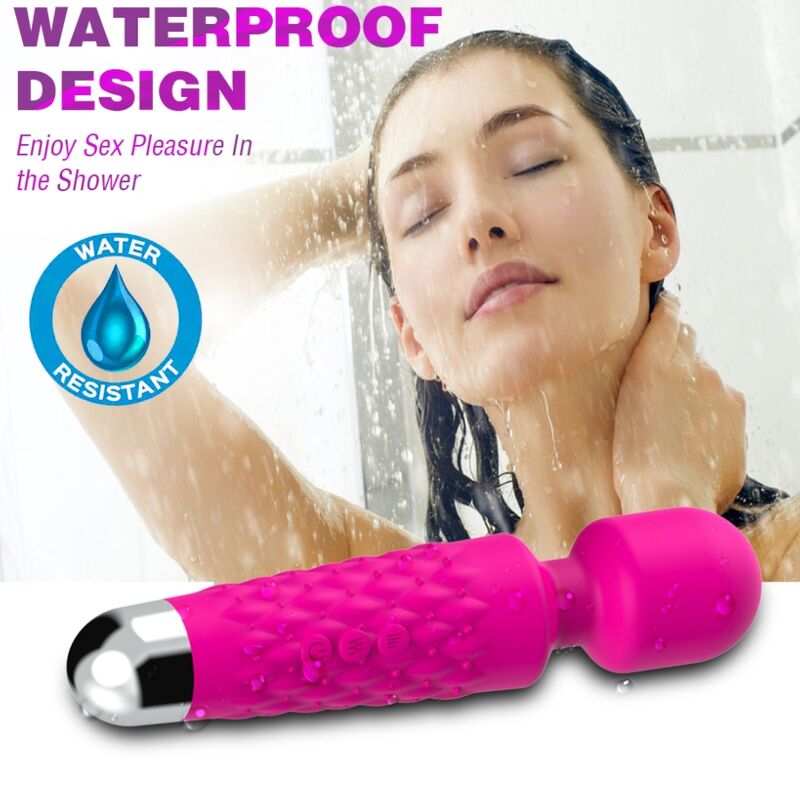 ARMONY - POSTMAN MASSAGER &amp; VIBRATOR SUPER FLEXIBLE HEAD FUCHSIA