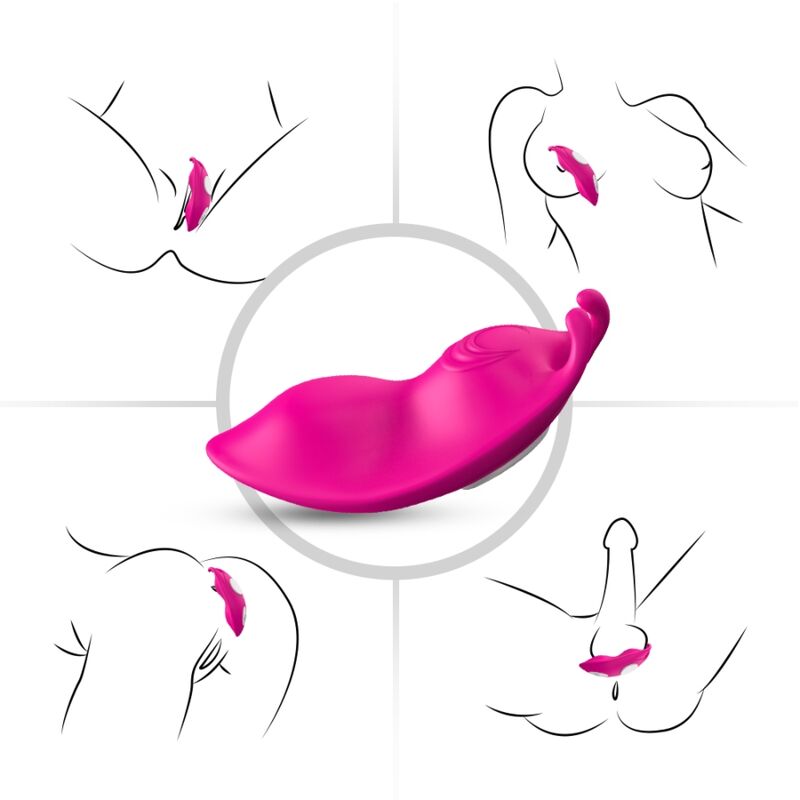 ARMONY - HONEYBEE WEARABLE PANTIES G-SPOT VIBRATOR REMOTE CONTROL FUCHSIA