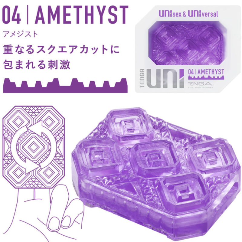 Amethyst Plain Masturbator Dice