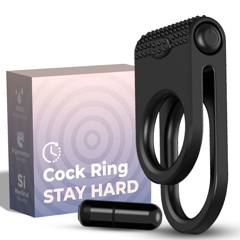 ARMONY - TWINS DOUBLE VIBRATOR FOR COUPLES BLACK