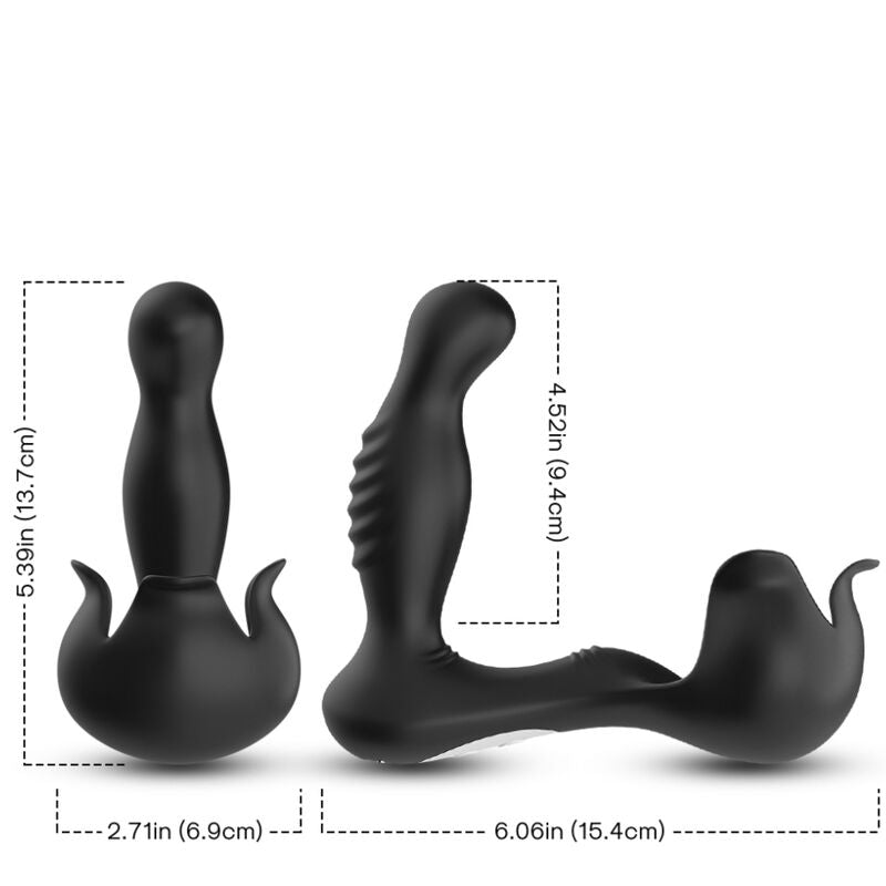 ARMONY - ANAL SURROUND VIBRATOR &amp; TESTICLE STIMULATOR WITH REMOTE CONTROL, BLACK