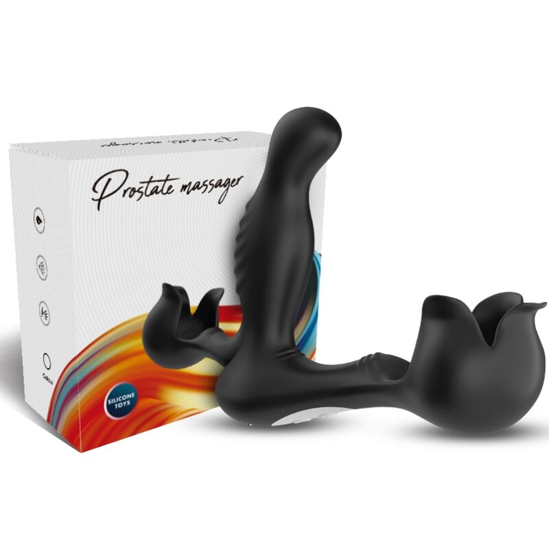 ARMONY - ANAL SURROUND VIBRATOR &amp; TESTICLE STIMULATOR WITH REMOTE CONTROL, BLACK