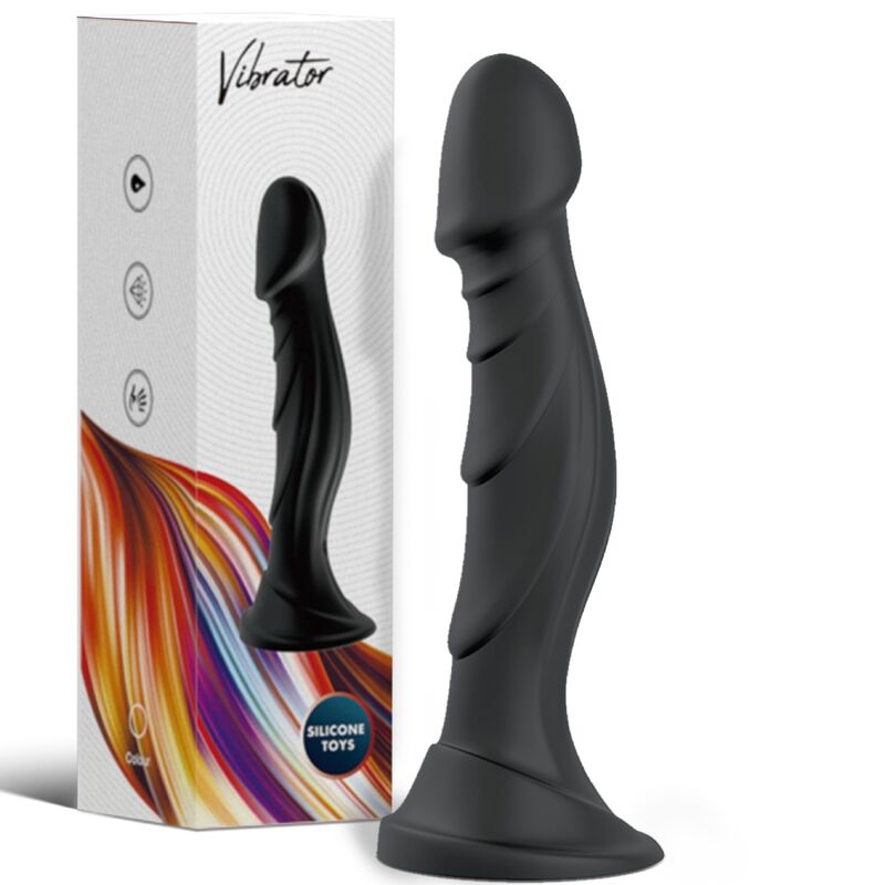 ARMONY - VIBRATING DILDO &amp; REMOTE CONTROL ANAL PLUG BLACK