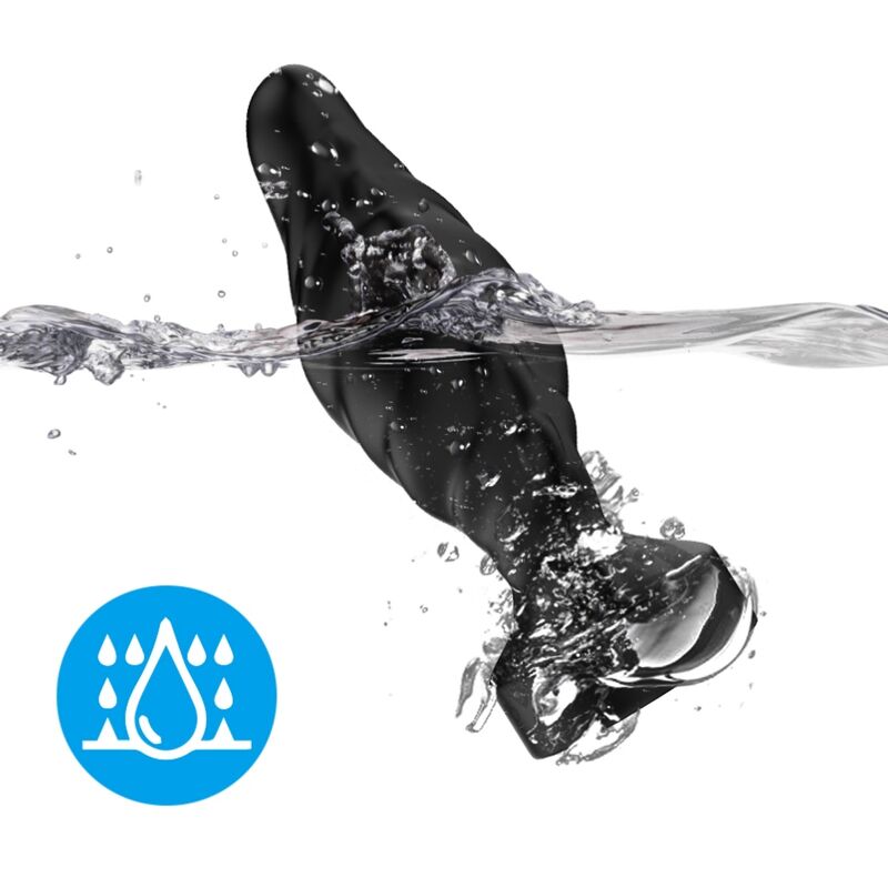 ARMONY - VIBRATOR &amp; ANAL PLUG WITH REMOTE CONTROL, BLACK