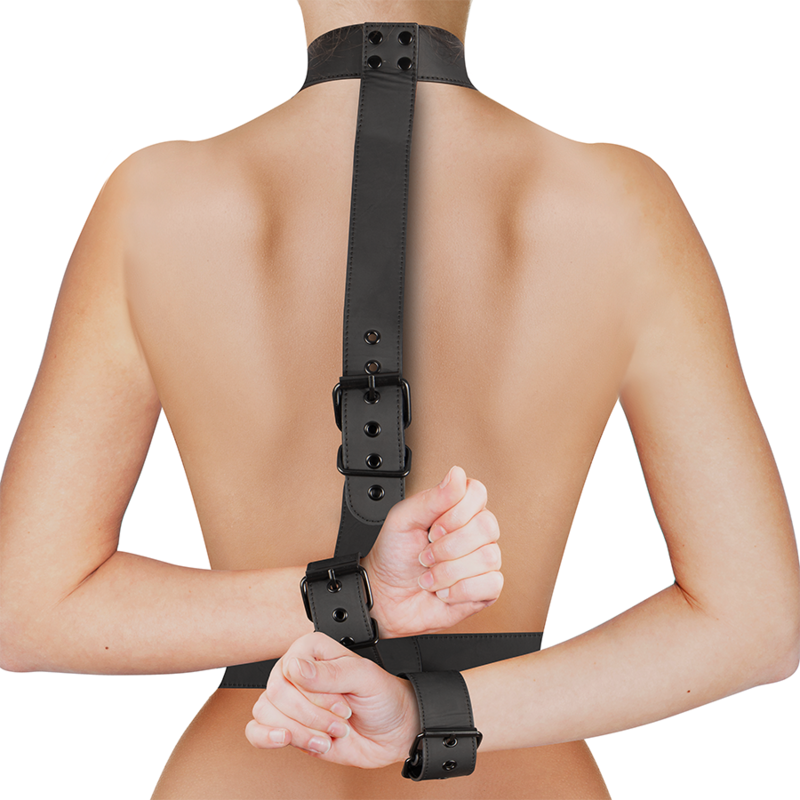 Body restraint set with collar and wrists