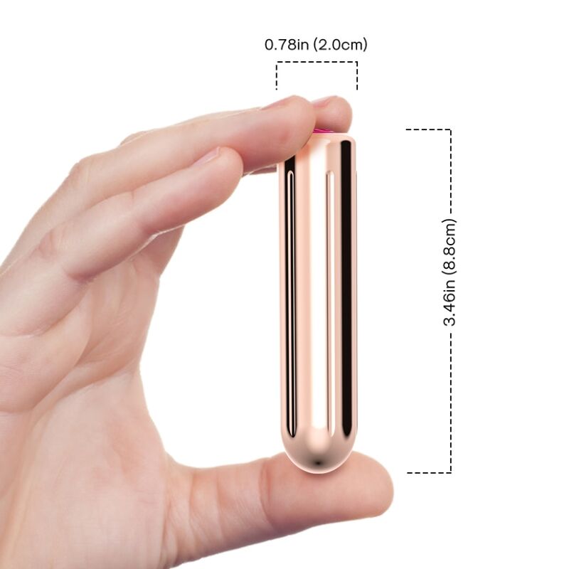 ARMONY - WARHEAD VIBRATOR BULLET GOLD REMOTE CONTROL 2 CM X 8.8 CM