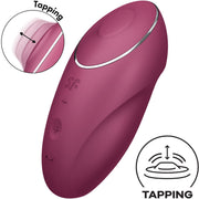 Tap &amp; climax 1 vibrador lay-on red