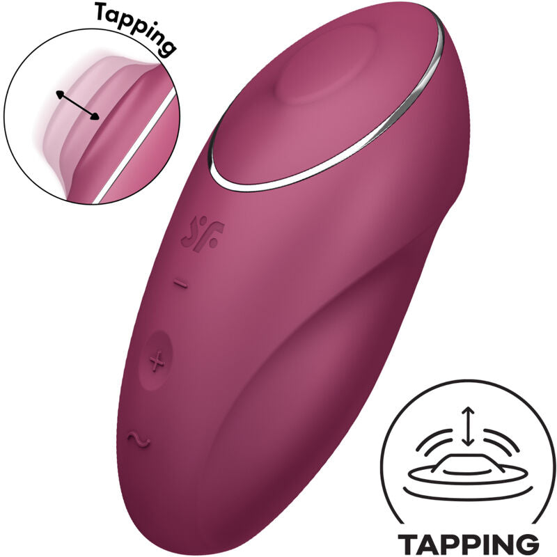 Tap &amp; climax 1 vibrador lay-on red