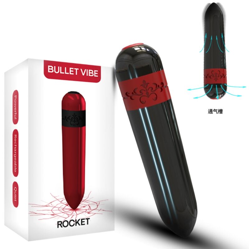 ARMONY - ROCKET BULLET VIBRATOR REMOTE CONTROL, BLACK