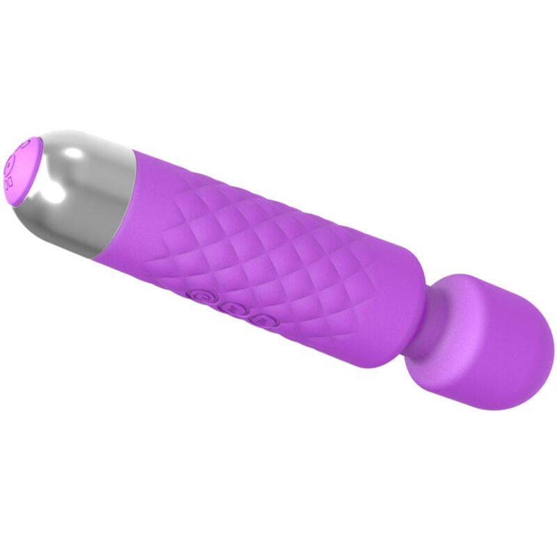 Mini purple massager and vibrator
