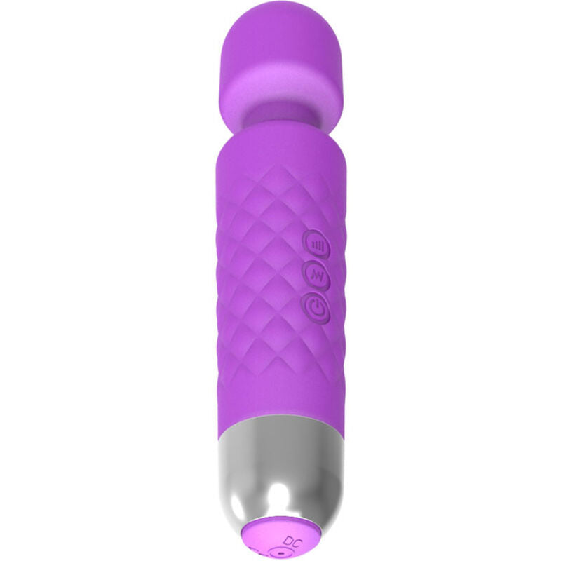Mini purple massager and vibrator