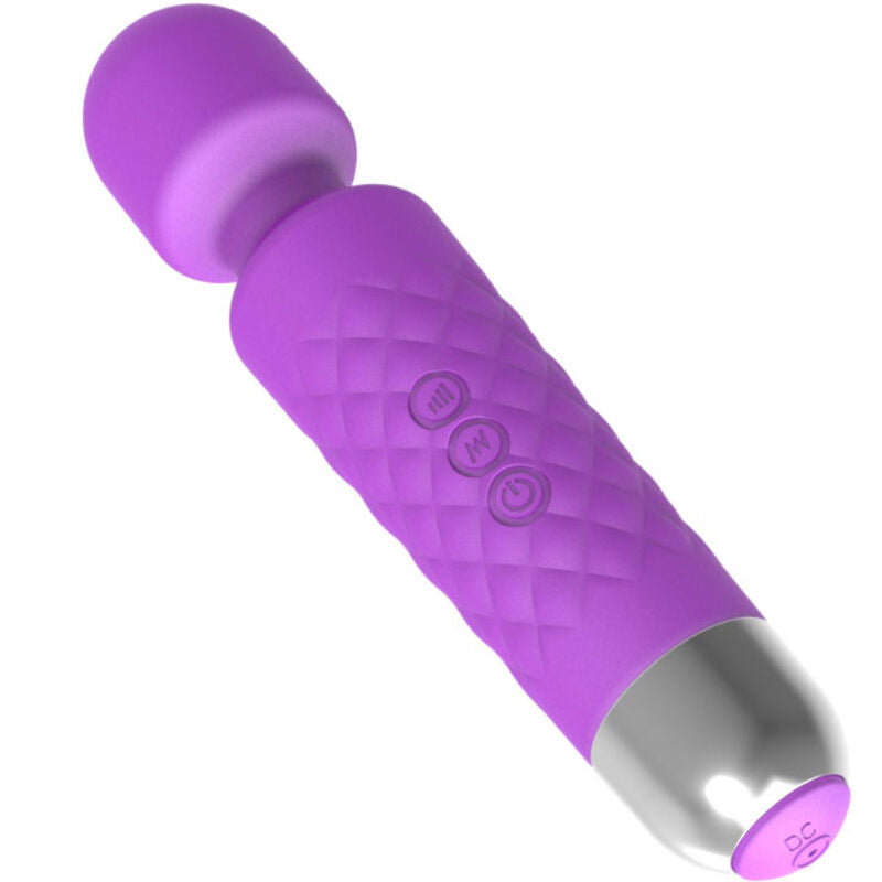 Mini purple massager and vibrator