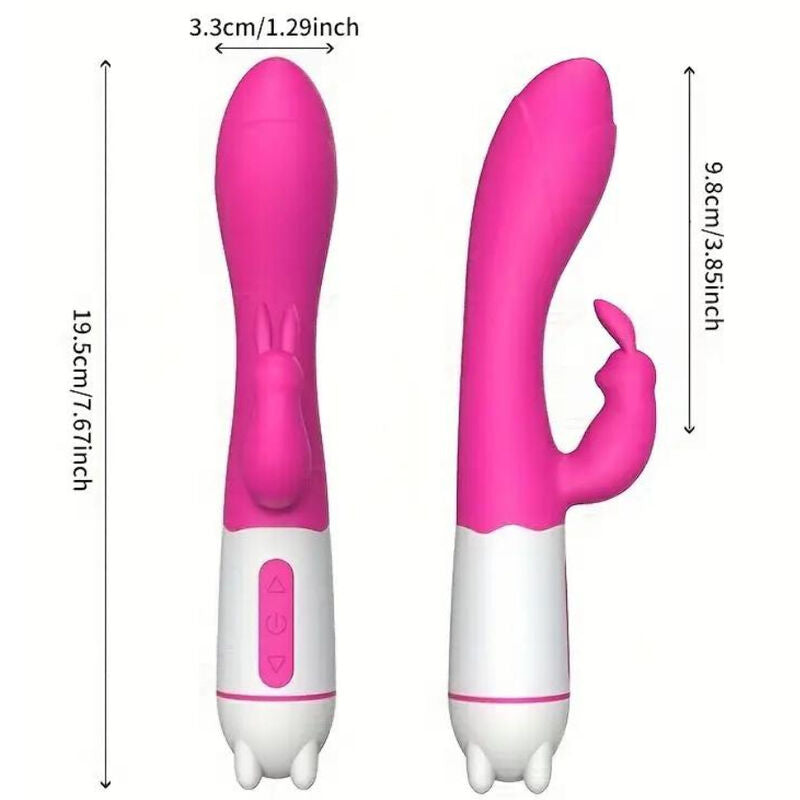 Happy Fuchsia Rabbit Vibrator &amp; Stimulator