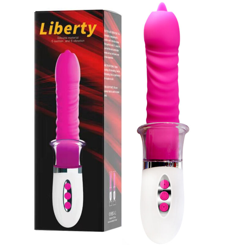 Liberty &amp; Thrust Vibrator with Tongue