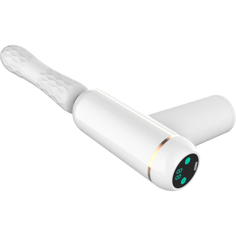 Fking machine vibrator adjustable and automatic white