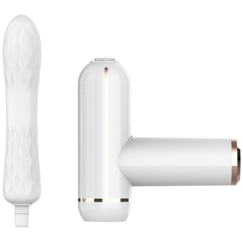 Fking machine vibrator adjustable and automatic white