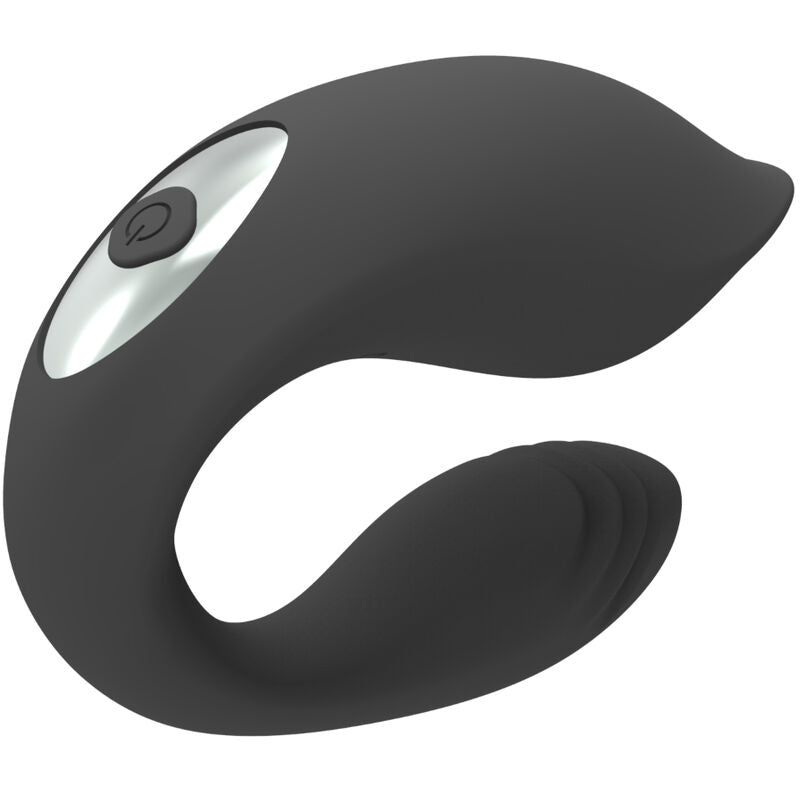 Martha vibrator for couples with remote control, black