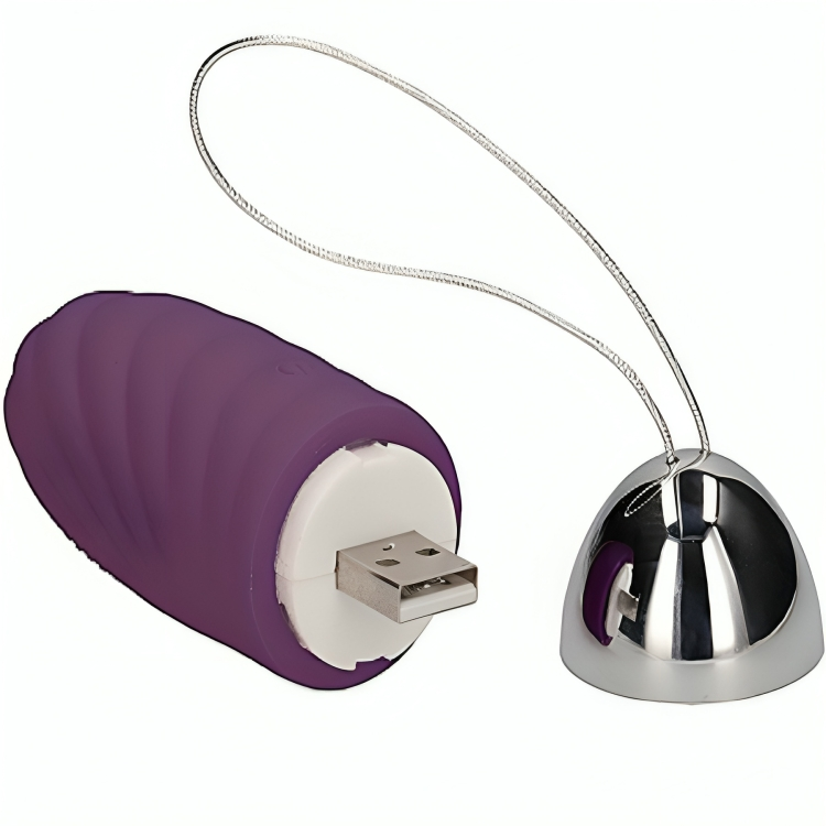 ARMONY - JIUUY VIBRATING GRANULAR EGG WITH REMOTE CONTROL, PURPLE