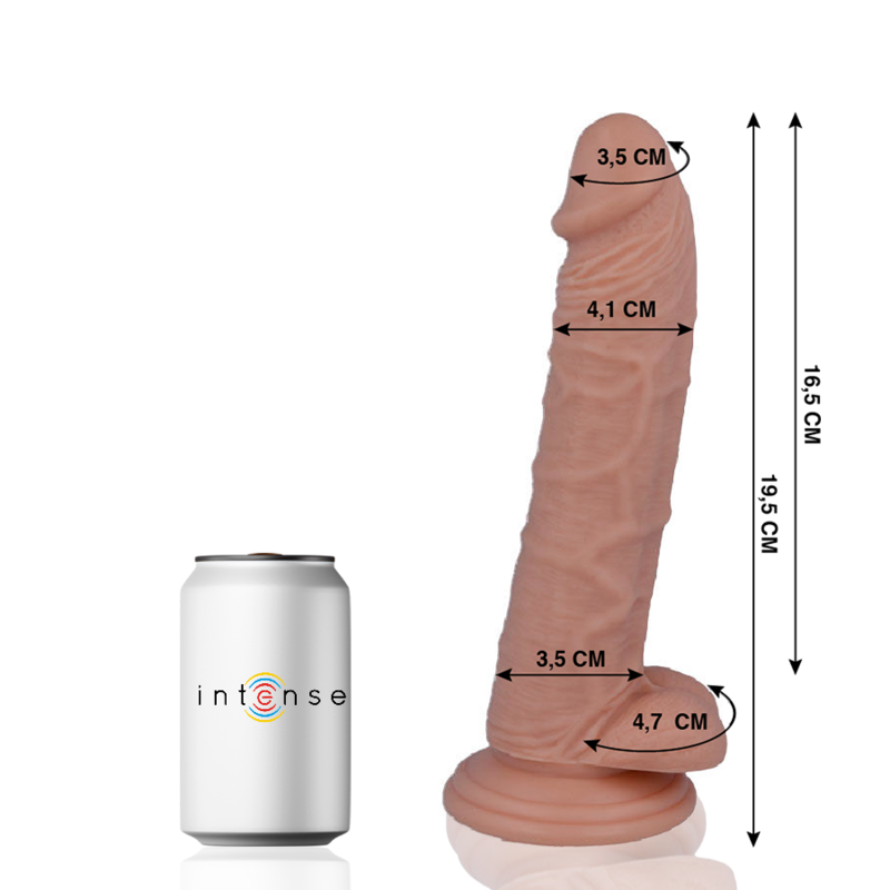 15 realistic penis 19.5 cm -o- 4.1 cm