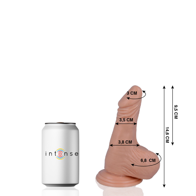 1 realistic penis 14.6 cm -o- 3.5 cm