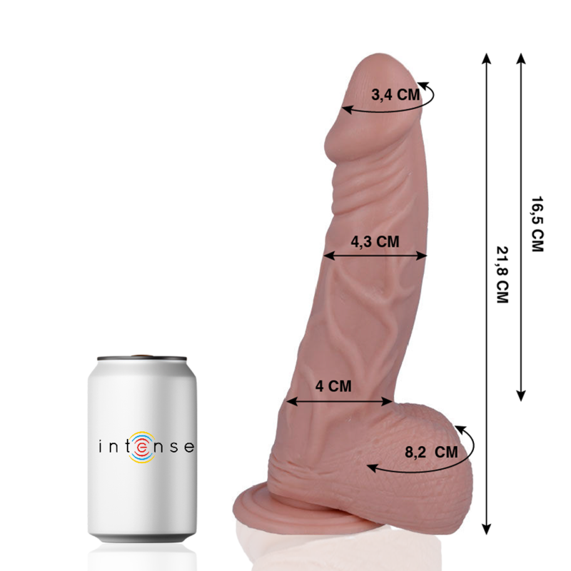 25 realistic cock 21.8 cm -o- 4.3 cm