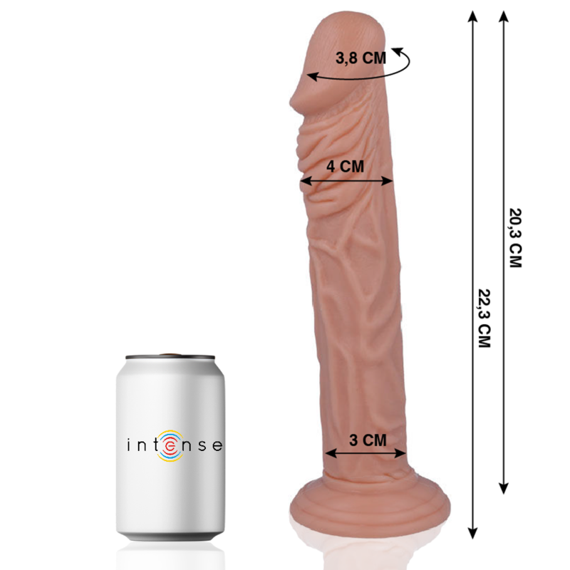 27 realistic penis 22.3 cm -o- 4 cm