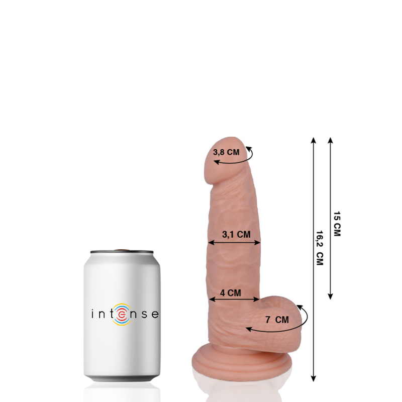 4 realistic penis 16.2 cm -o- 3.1 cm