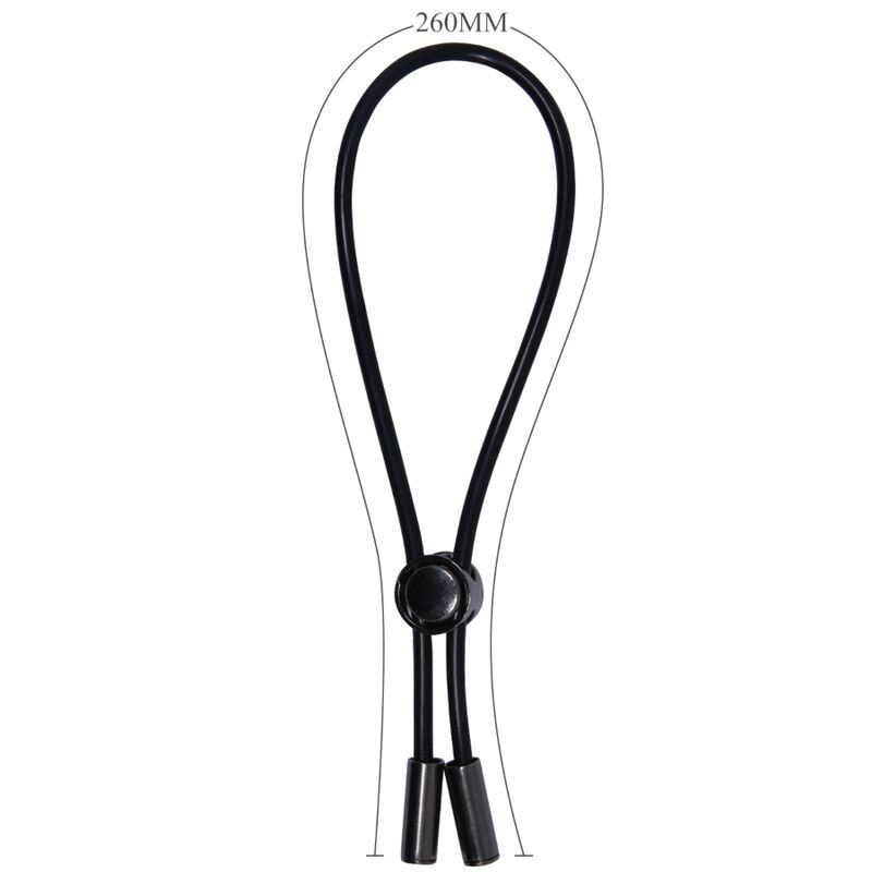 Penis ring cord and testicles