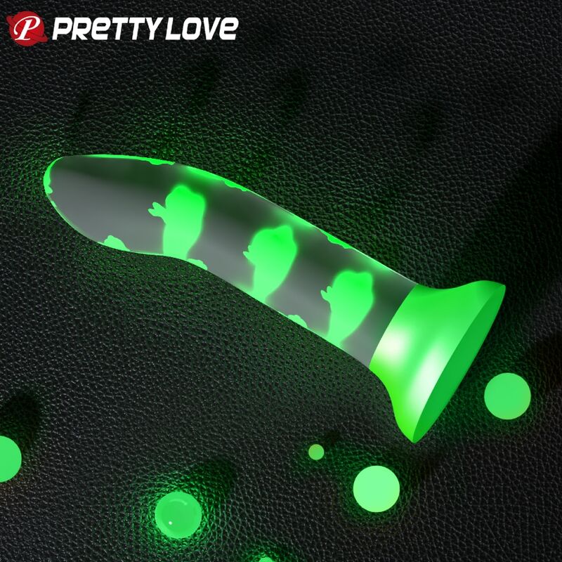 Nightfall Magic Dildo without Vibration Glowing Green