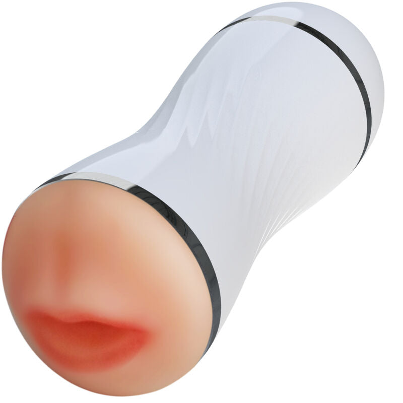 White double vagina and mouth masturbator