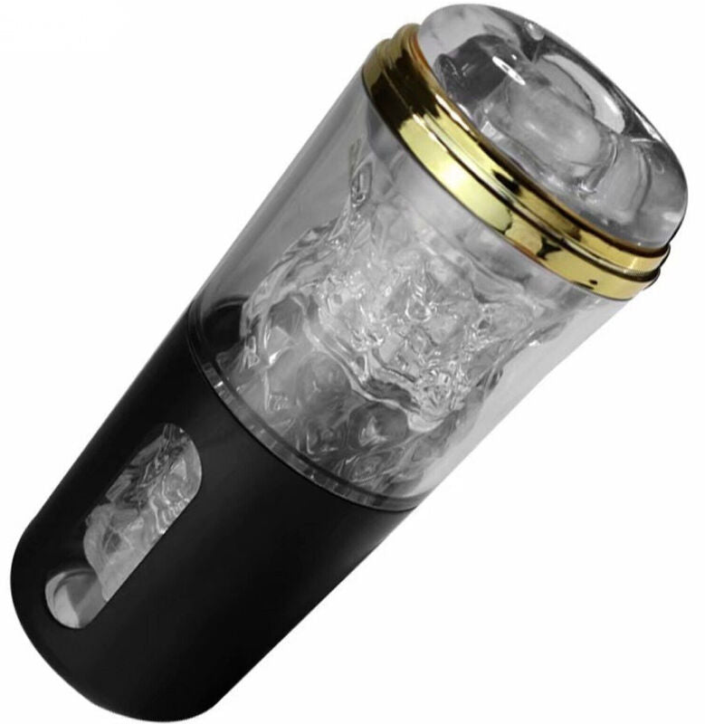 Black portable masturbator