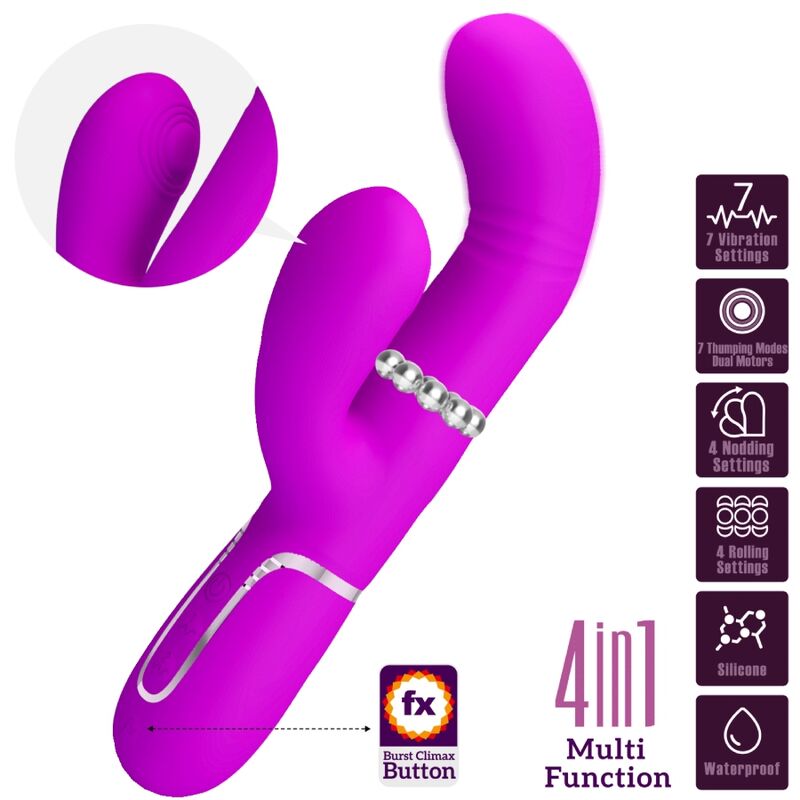 Fuchsia G-spot multifunction vibrator