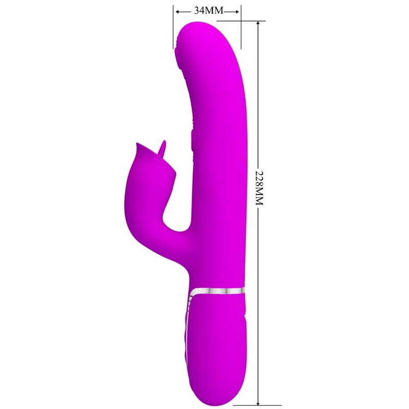Fuchsia licking rabbit vibrator