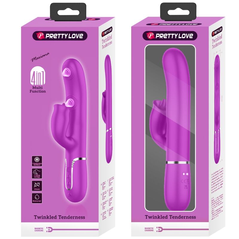 Fuchsia licking rabbit vibrator