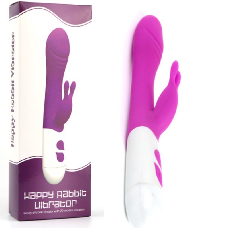 Happy Vibrator &amp; Purple Rabbit Stimulator